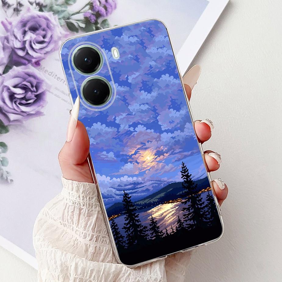 For Xiaomi Poco X7 Pro 5G Case Stylish Painted Cover Clear Silicone Phone Case For Xiaomi Poco X7 PocoX7 Pro X7Pro 5G Soft Shell