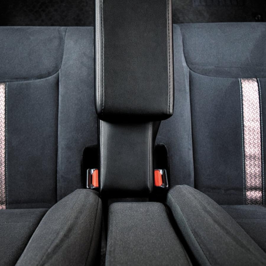 Front Bench Armrest Console for Kei Car ZERO REVO K-VAN ZR-129 (Black)