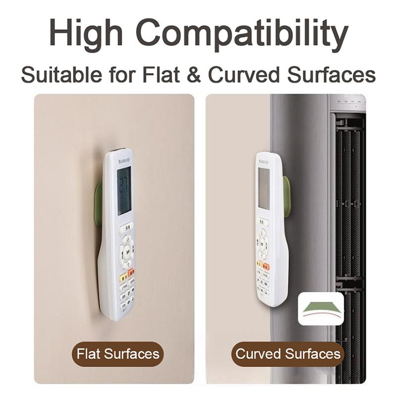 6 Pack Magnetic Remote Control Holder Self-Adhesive Wall Mount Multi‑Purpose Remote Control Support For Home Office JYSNJ04