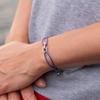 (Women's) Pig & Hen Mia Bracelet - Indigo Purple X Silver
