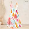 Women Plus Size Printed Two Piece Set Short Sleeve Cardigan Strappy V Neck Flared Dress