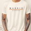 Madrid Spain Shirt, Spanish Flag T-shirt - Unisex