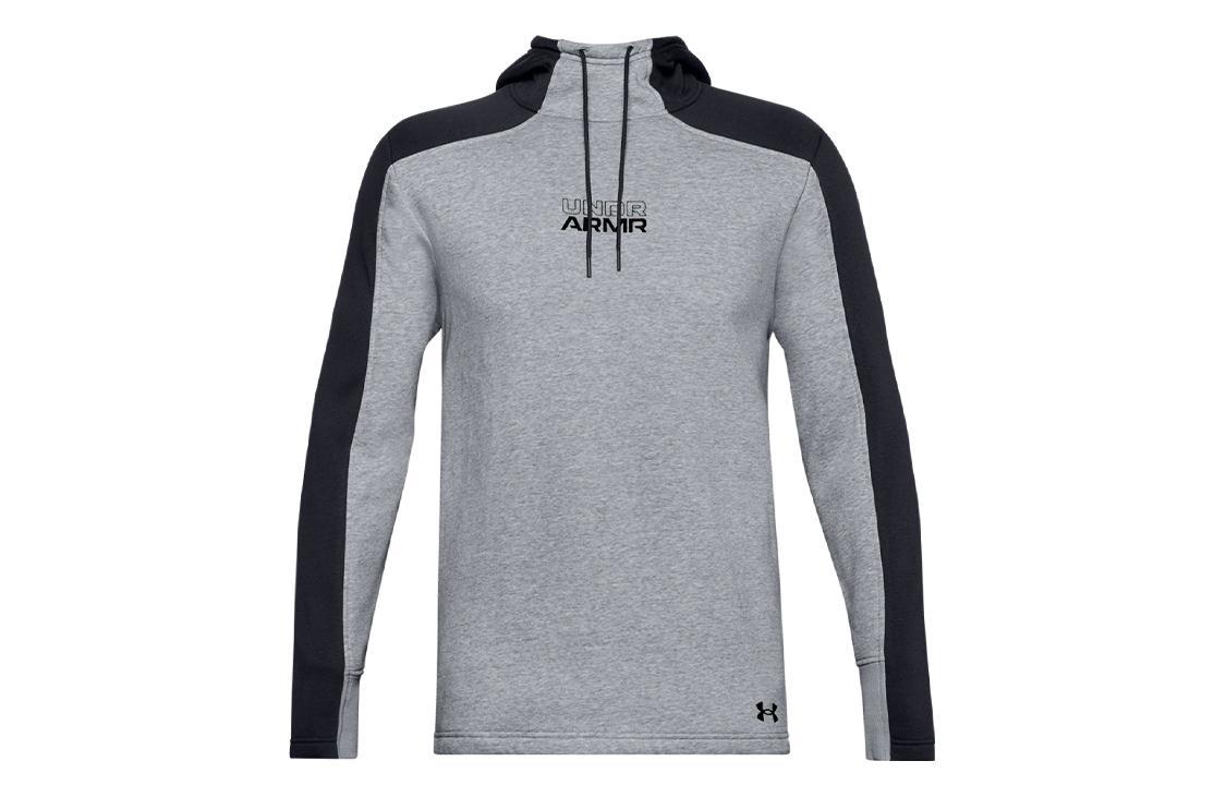 Under Armour Baselin Sweatshirts Men s Modern Gray Hooded Moderate Regular 1356765-011 XXL