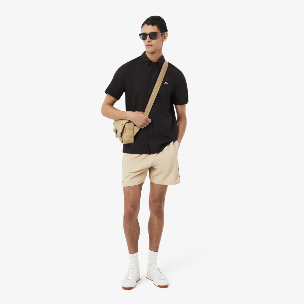 [lacoste] Men's Light Poplin Short-Sleeve Shirt CH2312-56G3LA