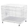 Nano Folding Indoor Dog and Small Pet Cage with Display Table