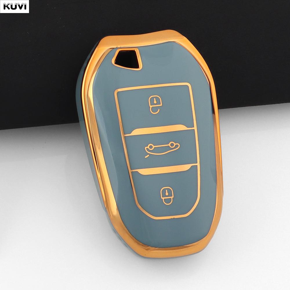 Tpu Style Car Smart Key Case Cover Shell Fob For Peugeot 2008 3008 4008 5008 308 408 508 Citroen C1 C2 C4 C6 C3-Xr Grand Ds3 Ds5