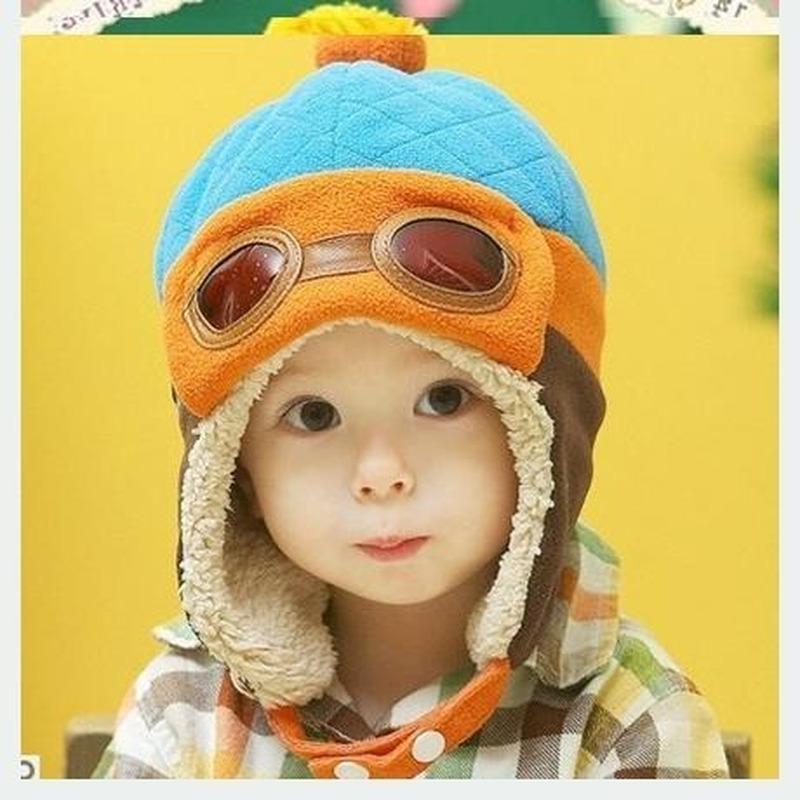 Chapeau Aviateur Pilote Pour Enfant | Bonnet Hiver Avec Protège-oreilles - Style Rétro