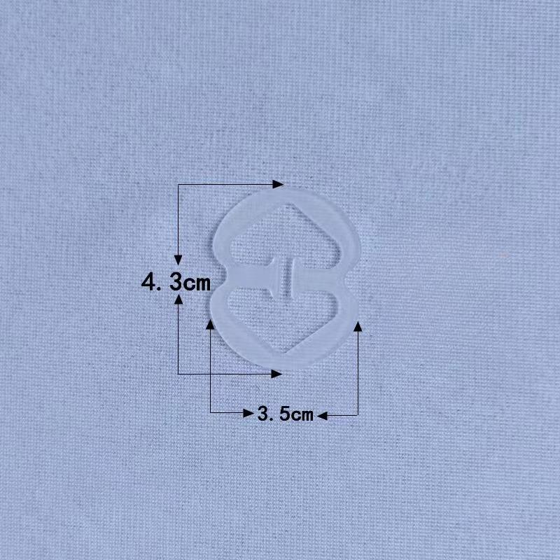 Unsichtbarer BH Rutschfeste Schnalle Schulterträger, Unterwäsche-Zubehör, Überkreuz-Rutschfest, Unsichtbarer Fixator, Verschiedene Formen von Clips