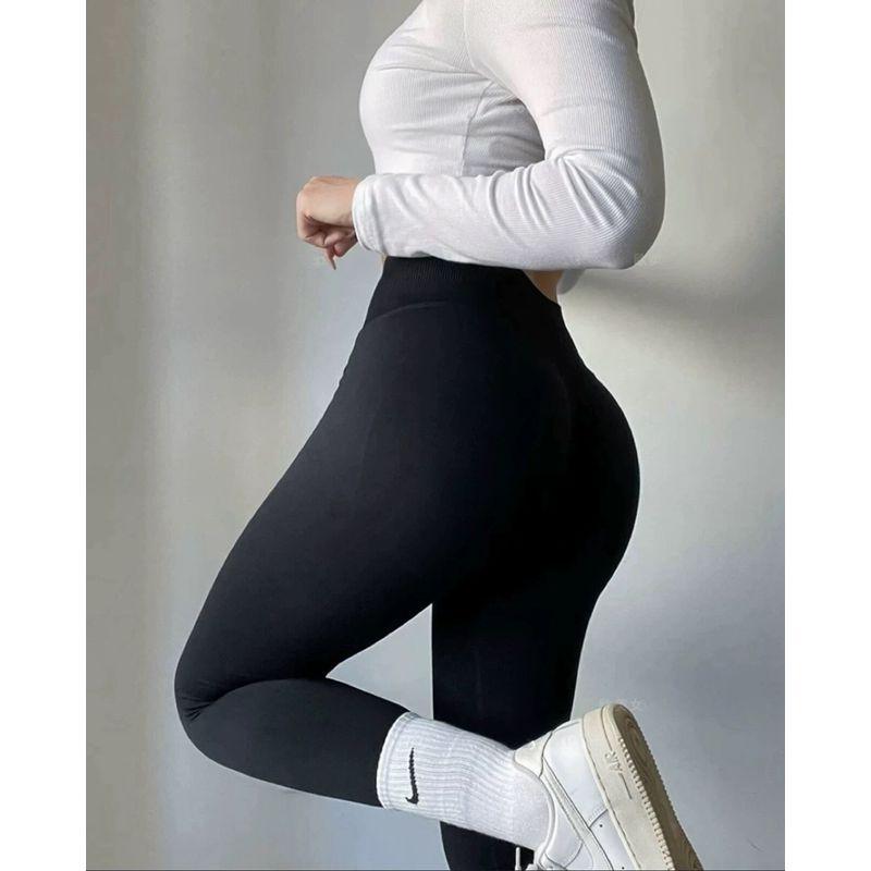 Tummy Control Peach Butt Fitness Pants, Unrestricted for Weightlifting, Cycling, Pilates, Skin-Friendly, High-Elastic Yoga Pants for Autumn