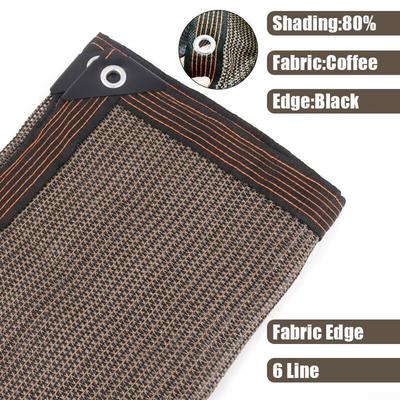 Summer Brown Sunshade Net Garden Sun Shelter Outdoor Shading Awning Sunblock