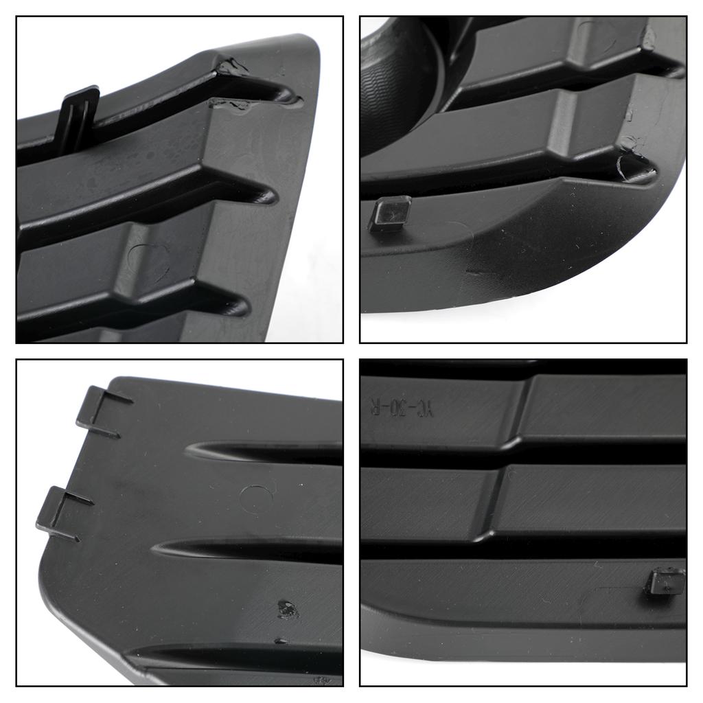 Fog Lamp Light Cover Insert S-line Grille Fit VW T5 T5.1 2010-2015 Gloss Black
