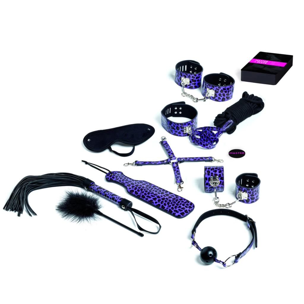 Erotic Game With Accessories - Master & Slave Bondage Game Purple