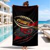 Kansas Chiefs Logo Beach Towel, Quick-drying, Easy to Care for, Suitable for Both Fitness and Beach Vacations,Sports Essential