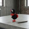 Creative Desktop Ornament Decoration Mini Goose Clothing Accessories Set for 7 Inch Goose, Includes Hooded Miniature Sweatshirt Small Backpack Glasses
