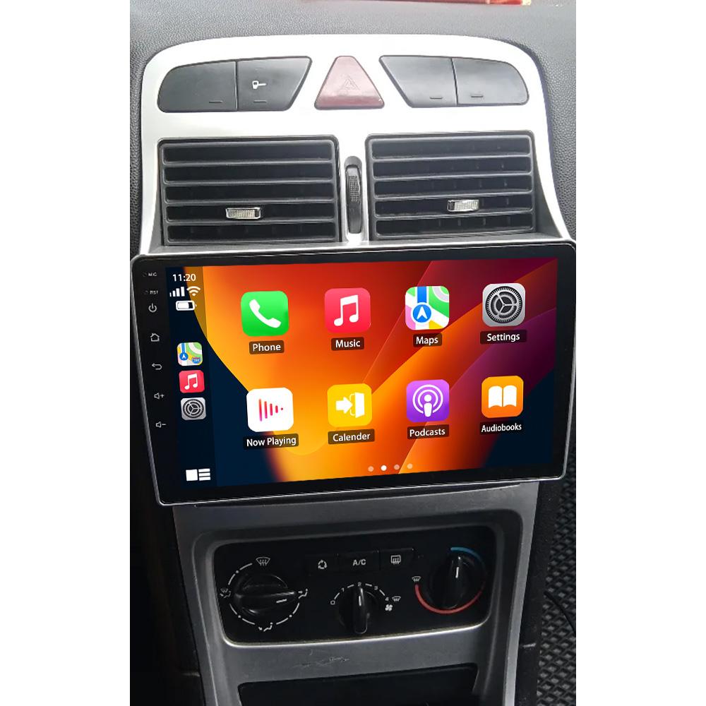 Autorádio Pro Peugeot 307 2001-2008 Navigace GPS Palubní kamera Carplay Autorádio Multimediální přehrávač 5G Wifi IPS obrazovka