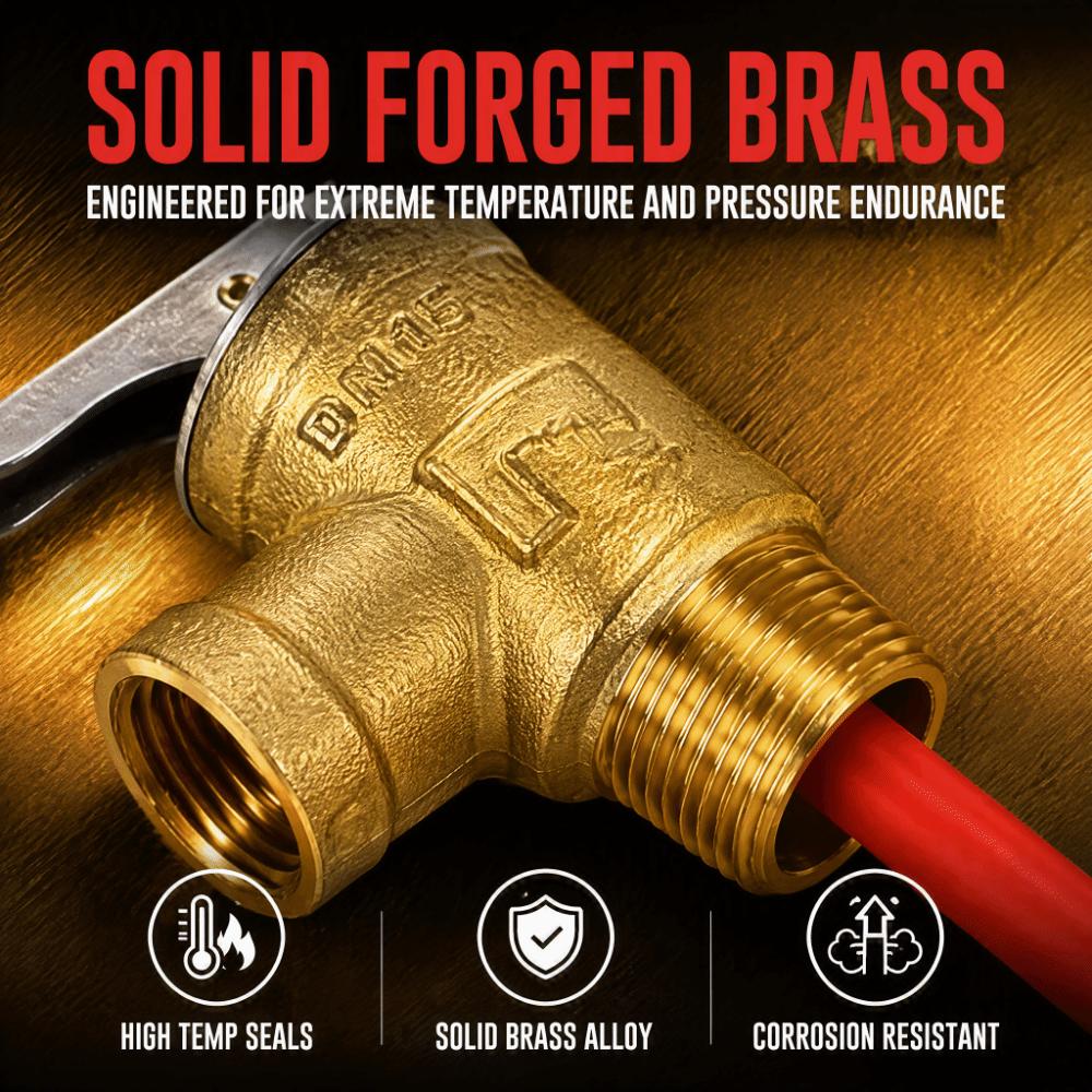 1/2 Inch NPT Thread Temperature Relief Valve Safety Relief Valve Electric Tank Water Heater