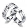 Gold Wedding Ring 316L Steel Size 28