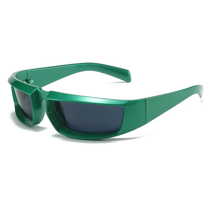 Personalized Millennium Square Sports Glasses YK Technology Sense Silver Sunglasses Quality