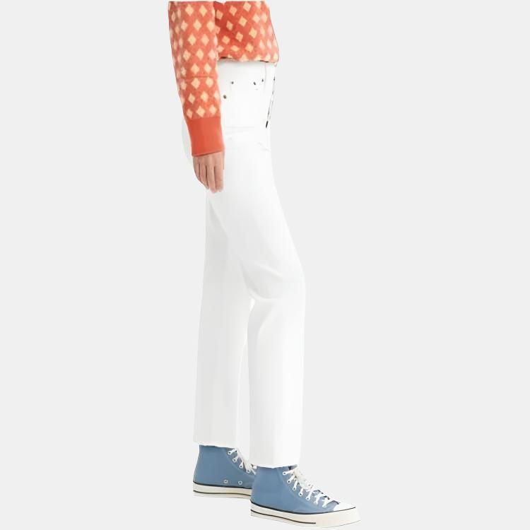Levi's Jeans Unisex White Moderate Straight Fit Pants 34964-0184