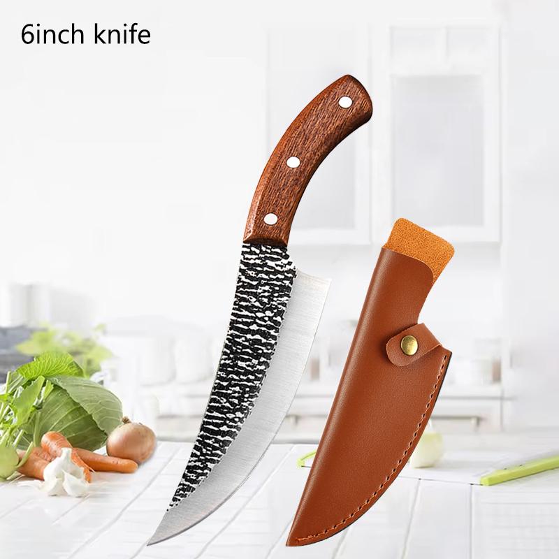 Professional Kitchen Knives Kitchen Chef Boning Knife Forged Stainless Steel Handmade Fishing Knife Meat Cleaver Butcher Knife