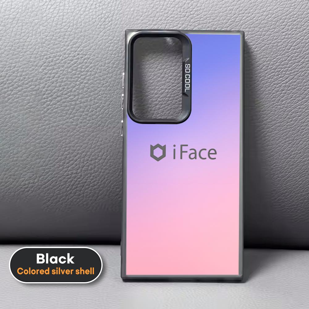 

Fashion Designed i-IFacES Phone Case For Black lMDColor Silver Shell For Samsung S25 24 23 22 21 20 Plus Ultra FE Samsung S24