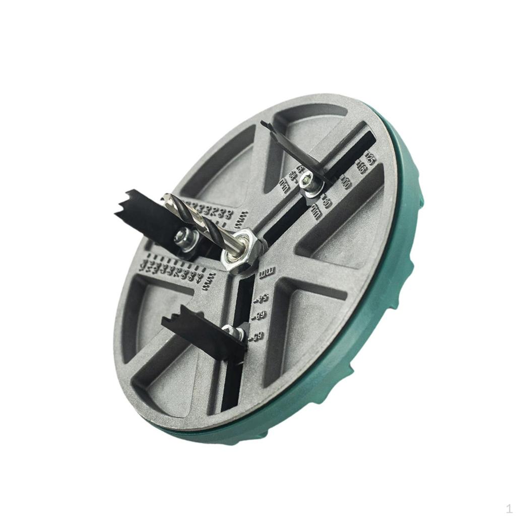 Adjustable Holes Saw Cutter Set Multipurpose Flexible Precision Drill Opener Puncher for Wood