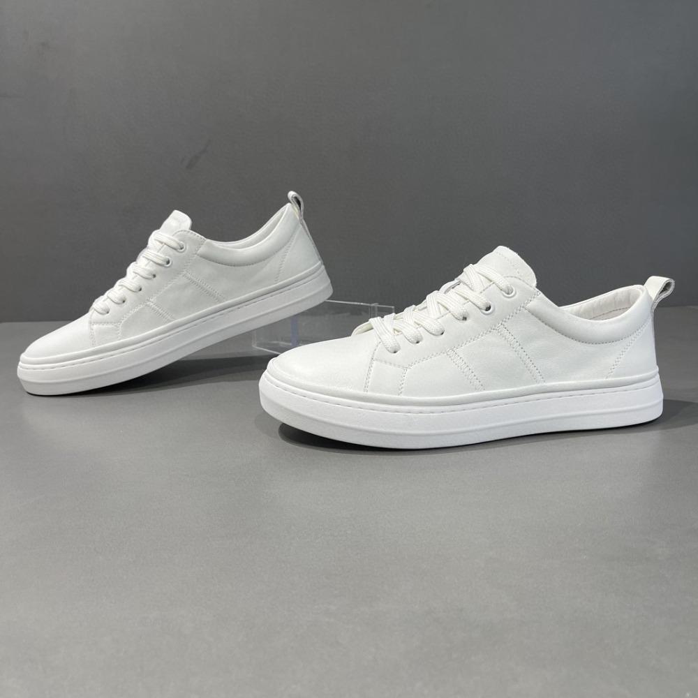 Men's Leather Casual Shoes Fashion New Cow Leather Men's Board Shoes Trendy Sports Leisure Men's Shoes Men Leather