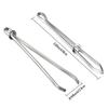 Stainless Steel Garment Clips, DIY Sewing Tool with Elastic Band Tape Punch,Cross Stitch Threader&Wearable Clamp,Multifunctional