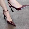 Pointed-toe, Low-heeled High-heeled Women's Shoes, New Style Sandals