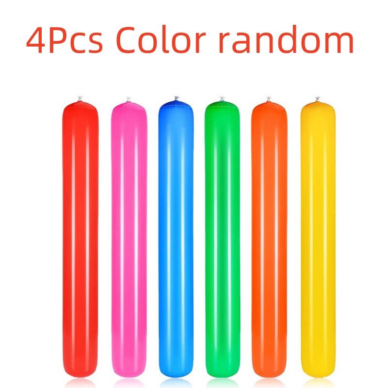 1/6Pcs Inflatable Cheer Sticks Colorful Adults Float Water Noodles Outdoor Water Games Toy For Beaches Swimming Pool Party Decor