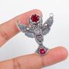 Pink Rubellite Gemstone 925 Sterling Silver Jewelry Pendant 1.5" Gift For Mother CP-10-11