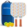 Children's Cartoon Fiberglass Pickleball Paddle Set