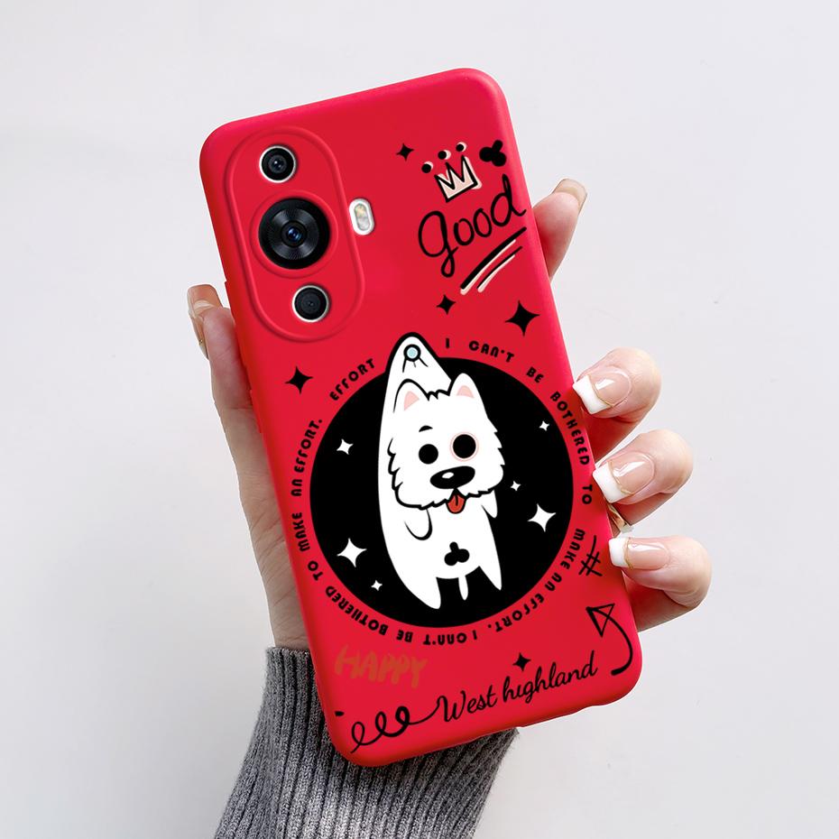 Für Huawei Nova 11 Hülle Niedliches Kaninchen Panda Bemalte Silikon Handyhüllen Abdeckung Für Huawei Nova 11 Nova11 Pro 11pro Nova11pro Funda