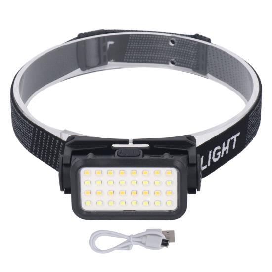 

Headlamp LED USB Charging 5 Gear High Brightness IPX4 Waterproof for Cycling Fishing