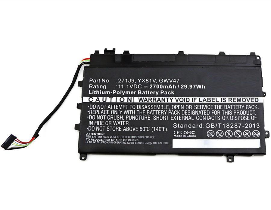 Coreparts Laptop-Akku für Dell, Mbxde-Ba0106