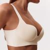 Plus Size Thin Seamless Minimizer Bra for Women Summer Breathable Lifting Anti-Sagging Intimates with Side Bust Coverage for Large Bust