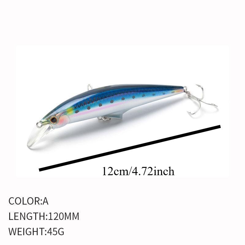 Minnow Potápivá Rybářská Návnada Tvrdý Plast Pstruhová Návnada Umělá Nástraha Pesca Wobler Rybaření na štiku okouna Crankbait