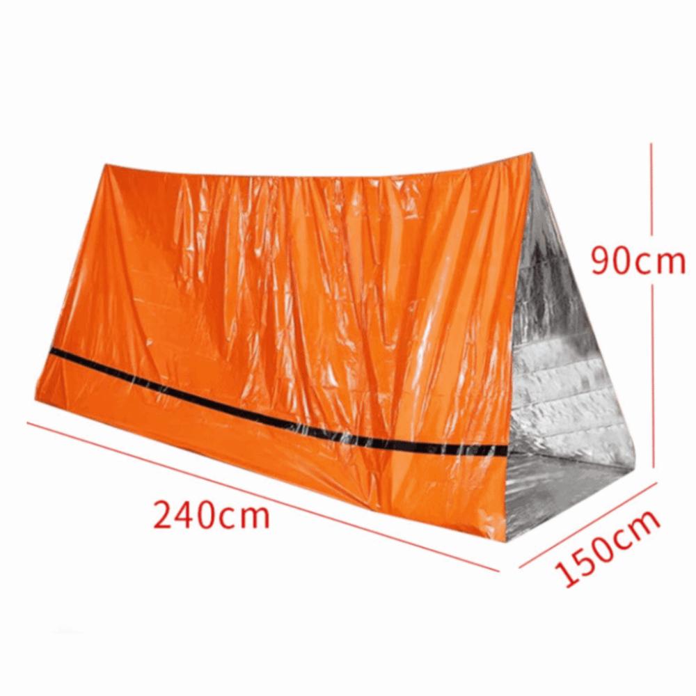 Waterproof Emergency Tent Tear Resistant Emergency Shelter Durable Survival Tent Camping