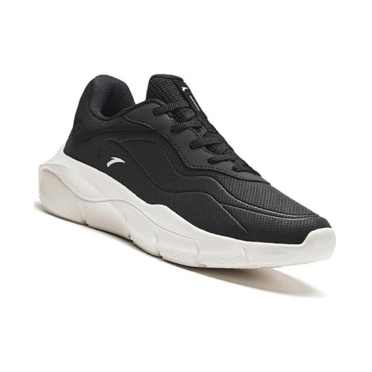Anta Comfortable Slip Resistant, Abrasion Resistant, Lightweight Low Top Running Shoes Women's Black 922347792-5