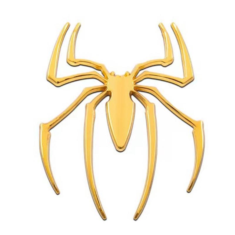 Metal Spiders Decal 3D Spiders Badge for Vehicle Truck Unversal Sticker Decal Exterior Decoration Emblems Badges Sticker