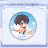 Love and Deepspace 58MM Badge Sylus Rafayel Zayne Xavier Caleb Anime Cosplay Cartoon Emblem Brooch Pin Fans Collection Deco Gift
