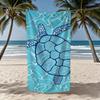 T-Turtle Pattern Towel Beach Oversized Soft Ultra Absorbent Quick Drying Large Pool Travel Camping Bathroom