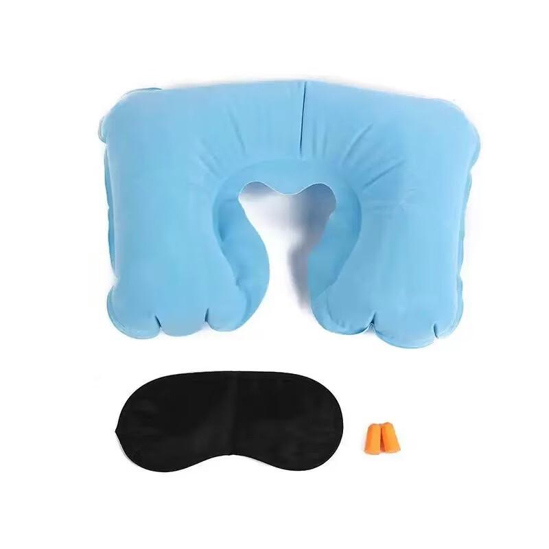 DAXTEDAXTE Portable Inflatable U-Shaped Travel Pillow