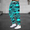Pantaloni Jogger da Uomo a Vestibilità Larga con Coulisse in Vita e Polsini a Costine per Casa, Tempo Libero e Attività all'Aperto