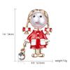 Rinhoo Fashion Ballet Girls Crystal Brooches For Women Cute Rhinestone Gymnastics Ladies Dancer Enamel Pins Figure Badge Jewelry