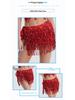 Halloween Belly Dance Costume: Sexy Sequin Tassel Hip Scarf & Waist Chain