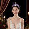 European Luxury Symphony Purple Crown Headgear Wedding Party Banquet Dress Rhinestone Crown Styling Setting Hair Accessories 2026