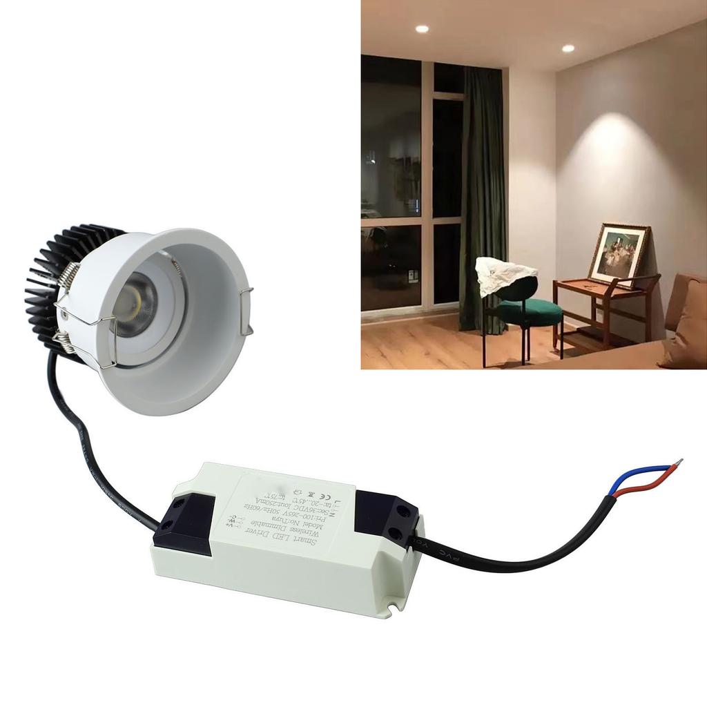 10W Recessed LED   for   Light Absorption 30 degrees    100 to 265V Embedded Downlight for Living Room Hotel
