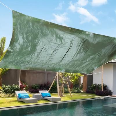 2x3m 3x4m Plane Wasserdicht Heavy Duty Tarp Regenschutz Verstärkte Mehrzweck Garten Hinterhof Markise Baldachin Schutzhülle