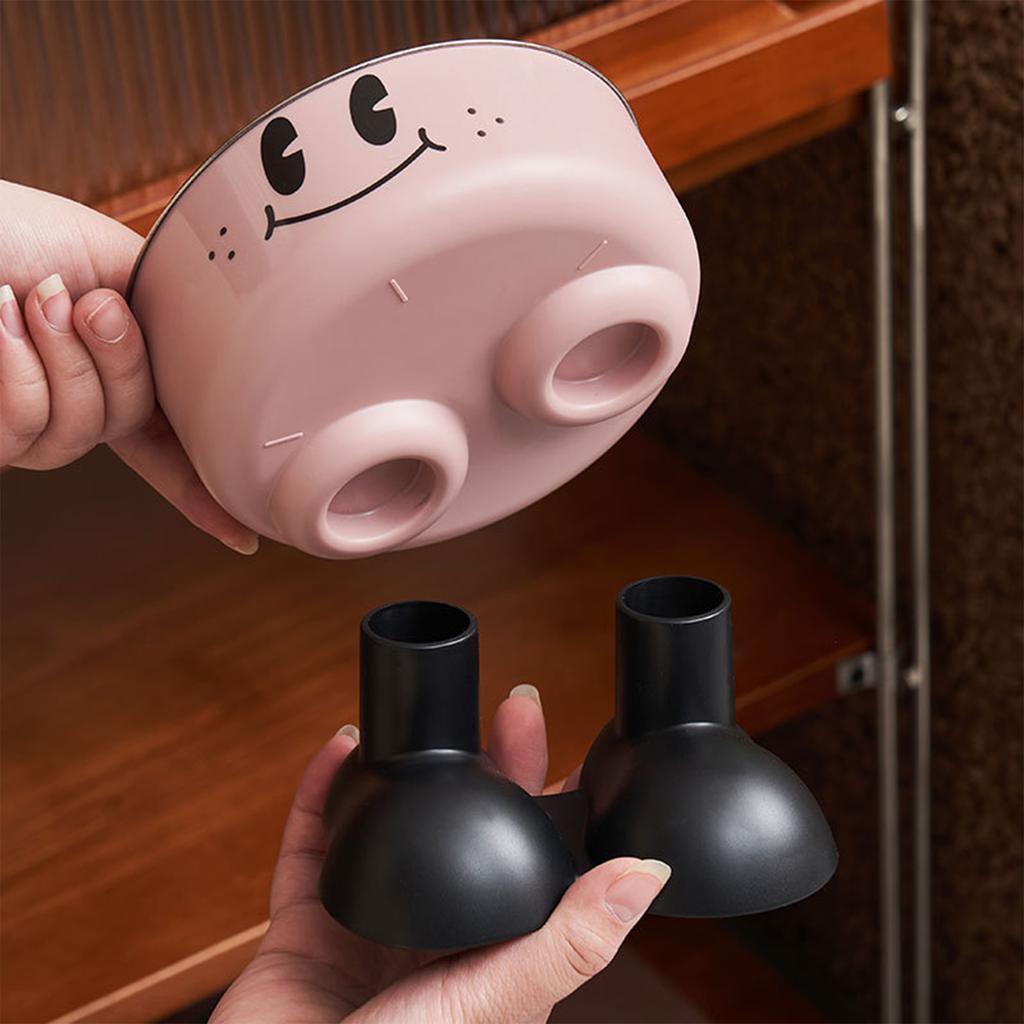 Hoher Napf für Haustiere Erhöhter Katzennapf Große Kapazität Edelstahl-Design Für den Innen- und Außenbereich